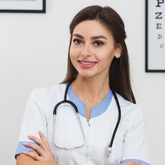 Smiling doctor